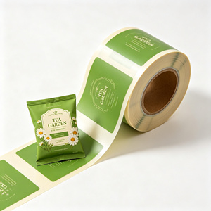 Sachets de thé personnalisés imprimés, sachets d'emballage en plastique de qualité alimentaire, imprimés en héliogravure, recyclables, en rouleau - Product Image 4