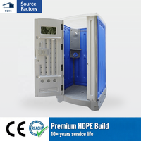 Toilettes portables de luxe VIP en HDPE préfabriqué, écologiques et modernes, pour ateliers, espaces publics extérieurs et salles de bain (position accroupie)