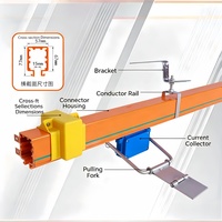 Barra Conductora de Seguridad Tubular Encapsulada de Cobre para Riel de Alimentación 220V-660V 30A-210A Verde/Amarillo para Grúa Puente Aérea y Polipasto Eléctrico