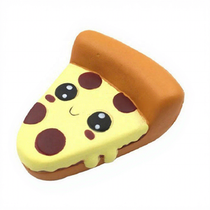 En gros, Modèle alimentaire de simulation en PU à rebond lent, type biscuit sandwich, pizza, gaufre, pain, jouet à pétrir anti-stress musical - Product Image 2