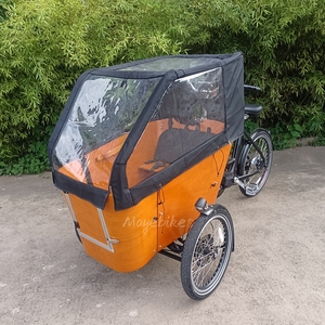 Nouveau design Swing Balance Device Cargo Bike électrique 24 "250w Child <span class=keywords><strong>Transport</strong></span> Cargo Bike électrique Ebike E-cargo Family E Bicycle - Product Image 3