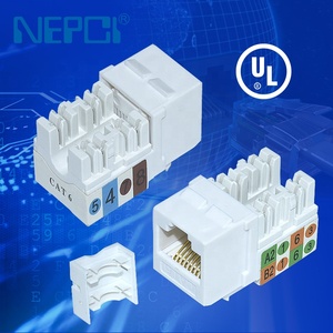 U L chứng nhận Keystone Jack cat6A <span class=keywords><strong>Cat6</strong></span> cat5e RJ45 Mạng 8P8C RJ11 mạng thông tin liên lạc kết nối <span class=keywords><strong>Coupler</strong></span> XJY-NE-188 - Product Image 2