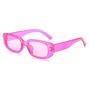 Vente en gros bon marché Lunettes de soleil carrées à monture classique à la mode Options de couleur pour femmes Transparent <span class=keywords><strong>Jaune</strong></span> Gris Thé PC à monture en verre - Product Image 3