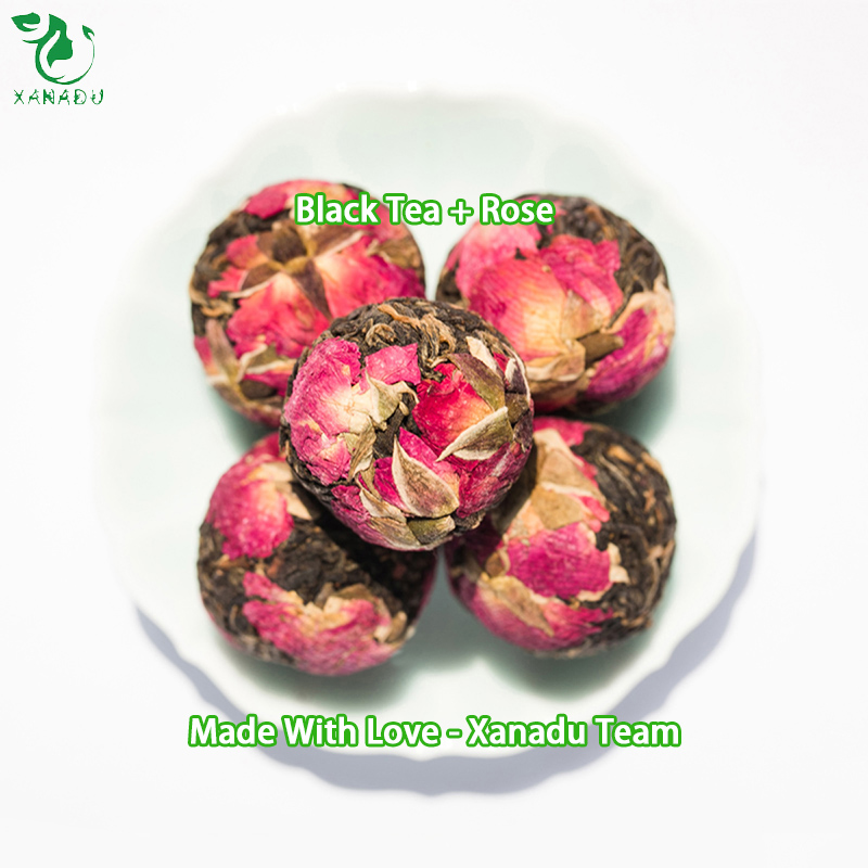 Té negro + rosa