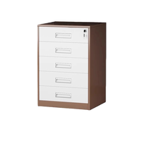 Armoire de bureau verrouillable, écologique et réglable, petite, moderne, en acier, avec étagères basses pour bureau, chevet, salle de sport, maison, chambre, école