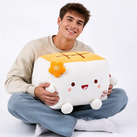 Articles pour enfants OEM ODM personnalisés, animaux en peluche super doux, sur mesure, grande taille 40 cm, coton PP, jouet anti-stress brodé