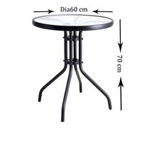 Chaises de patio d'extérieur pour usage domestique, chaise à dossier en fer forgé, fauteuil de balcon en tissu respirant, chaises empilables