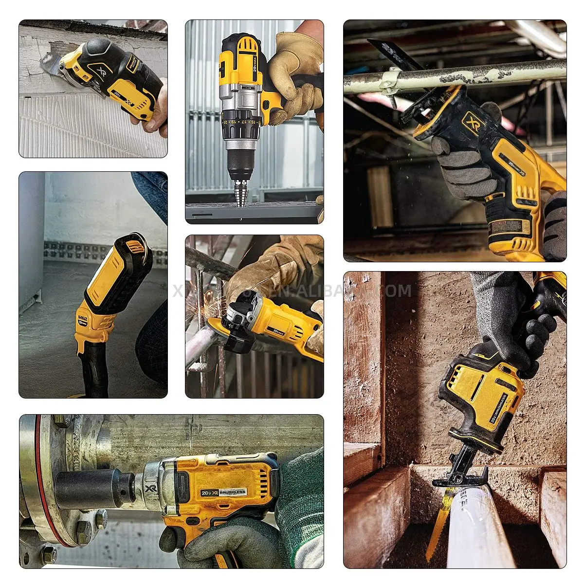 Горячая замена для электроинструмента Dewalt, батарея DCB200 DCB201 DCB205 для Dewalt 20 в, 6,0 Ач
