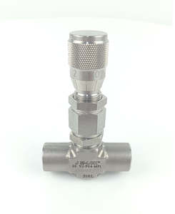 316L roestvrijstalen doseerventiel Hoge temperatuur roestvrijstalen stroomregelklep voor laboratoriumgebruik - Product Image 2