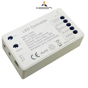 D002 DC12V DC24V 4 Zonen 4-in-1 DIM/CCT/RGB/RGBW LED 2,4 G Wireless Sync Smart Dimmer