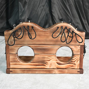 Bois Cheville Poignets Contrainte Manille Esclave Fétiche Bondage Orteils Teasing Jeu Outils Sex Training BDSM Pied Chatouiller pour Couple - Product Image 2