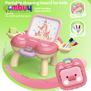 Tragbares multifunktionales Spielzeug zum Zeichnen mit Aufbewahrungsplatte. für Kinder - Product Image 2