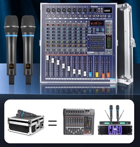 8 kênh 2400W * 2 Powered Máy xay sinh tố 99dsp + USB ++ ghi âm + MP3 Reverb Profesional Powered âm nhạc giao diện điều khiển hệ thống âm thanh - Product Image 2