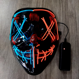 <span class=keywords><strong>Masque</strong></span> Lumineux Multicolore pour Halloween, Fêtes Costumées et Soirées Masquées, avec Capteur de Geste, Fournitures de Fête Populaires en Gros - Product Image 2