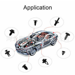 Kit de 460 attaches universelles en plastique pour carrosserie automobile, 19 types, pour réparation et remplacement des garnitures automobiles - Product Image 2