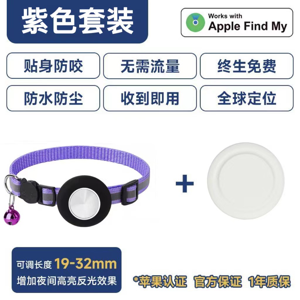 Collier violet-pomme exclusif