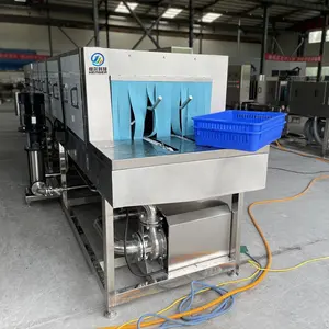 Industrial Basket Cleaner Machine Plastic Crate Washer Tray Cleaning Machine