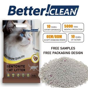 Arena para Gatos Mineral Biodegradable de 5kg, Absorción Rápida, Sin Polvo, Control de Olores, Precio de Fábrica Competitivo, Venta al Por Mayor - Product Image 1