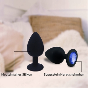 Sexbay <span class=keywords><strong>Vibrator</strong></span> pantat Plug Anal S/M/L untuk wanita/pria silikon lembut bentuk peluru erotis kontrol Manual mainan seks <span class=keywords><strong>Gay</strong></span> dewasa dibuat - Product Image 6