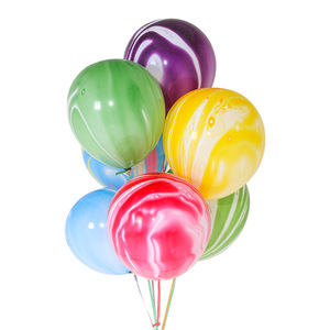 10 Inch (100pcs/bag) Marble Balloons Wedding Baby Shower Party Latex Balloon Decorations - Product Image 1