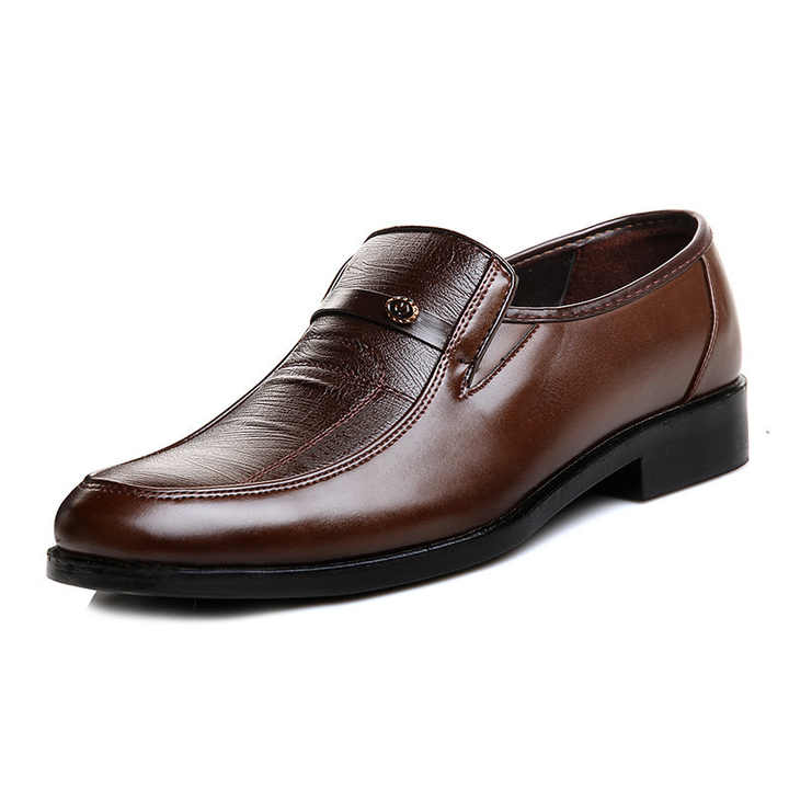 Men's Carved Business Formal Leather Shoes