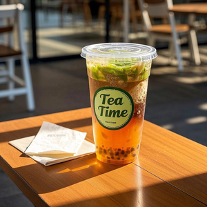 <span class=keywords><strong>JAN</strong></span> GOO Vasos Desechables de Plástico PET Transparentes de 16oz para Té de Burbujas, Café y Jugos, con Logotipo Personalizado para Restaurantes, Venta al Por Mayor - Product Image 4