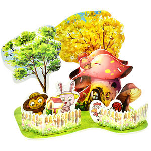 Fisherman's Wharf House Rompecabezas 3D DIY Hecho a mano Modelo <span class=keywords><strong>de</strong></span> papel ecológico Dificultad media Adolescentes Adultos Juguetes educativos - Product Image 3