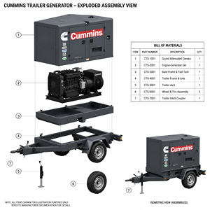 Générateur diesel silencieux Cummins Weichai 100 Kva 16 kw 100% cuivre Allemagne 100kw synchrone 120 240 Volt 50/60hz Fréquence 480v - Product Image 1