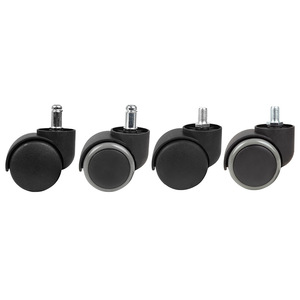 Furniture Caster Nylon 38mm Swivel Threaded Stem For Bar <b>Stools</b> And Furniture - Product Image 1