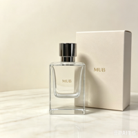 Botol Parfum Mini Kaca 50ml dengan Pompa Semprot, Logo Custom Mewah, Sablon, dan Kosong