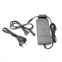 Adaptor Daya AC 100~240V Hitam, Kabel Charger DC 8.5V untuk Sony PS2 Slim Seri 70000, Charger Dinding/Perjalanan US