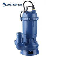 Pompa Air Kotor Submersible Seri WQD 1.5HP, Bodi Besi Cor Duktil, Debit 10m/h, Pompa Air Kotor Kecil untuk Drainase Industri dan Domestik