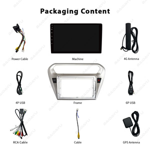 Universel 9 pouces Android tableau de bord GPS stéréo voiture pour lecteur DVD USB RGB activé pour <span class=keywords><strong>Peugeot</strong></span> 301/Citroen Elysee 2014 Auto Radio - Product Image 2