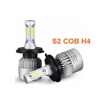 Ampoule LED S2 H4 H7 H13 H11 9005 9006 COB pour voiture, 10000LM, tout-en-un, phare LED pour voiture