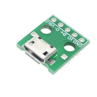 Micro USB A Adaptador DIP 5pin tipo B conector hembra de 2,54mm PCB convertidor marcar hombre conector hembra