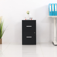 Muebles de Oficina Modernos de Hierro Comercial, Archivador de Acero con 4 Cajones, Gabinete de Almacenamiento Metálico con Cerradura