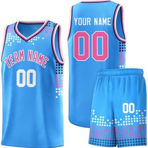 Ensemble de vêtements de basketball personnalisés, nom et numéro de l'équipe, impression par transfert thermique personnalisée pour adultes unisexes, cadeau pour les fans, spandex/coton - Product Image 5