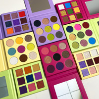 Créez votre propre marque de fards à paupières multicolores, haute pigmentation, personnalisés, vegan, imperméables, minéraux, à label privé, DIY