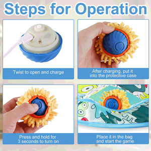 Jouets interactifs pour chat balle pochette de <span class=keywords><strong>jeu</strong></span> activée par le mouvement couverture de chasse tapis de <span class=keywords><strong>jeu</strong></span> cache-cache <span class=keywords><strong>jeu</strong></span> de capture de <span class=keywords><strong>souris</strong></span> - Product Image 2