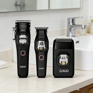 Kit de Máquinas de Barbería Profesional 4 en 1, Cortadora de Pelo con Motor de Corriente Continua de Alta Velocidad, Recortadora, Afeitadora y Secador de Pelo - Product Image 4