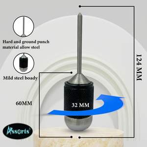 ชุดดอกสว่านอเนกประสงค์พร้อมอุปกรณ์จัดตำแหน่งและตอกหมุดเหล็กชุบแข็ง ขนาด 3/8 ถึง 1 นิ้ว ทำจากเหล็กกล้าความเร็วสูง - Product Image 4