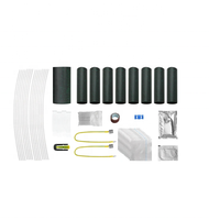 Qianhong GJS03-M4AX-576 576 Cores Dome Type Heat-shrinkable Sealing Fiber Splice Closure with 1+5 Ports for FTTX 3-year Warranty