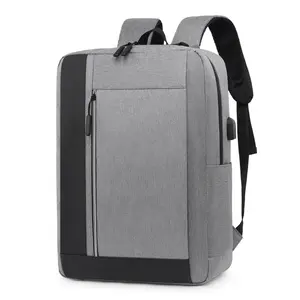 Wholesale OEM design custom logo usb student portable travel backpack wearable oxford air cushion 15.6inch laptop backpacks