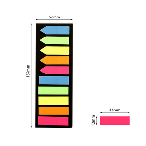 Trang đánh dấu tự dính nhãn cờ có thể ghi mũi tên Cờ Lưu ý Tab ghi chú dán chỉ mục Tab - Product Image 2