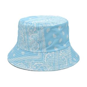 Ethnic Style Vintage Trendy <b>Retro</b> Cashew Flower Printed Fisherman Fashion Street Shade Double-Sided Sun Protection <b>Bucket</b> <b>Hat</b> - Product Image 6