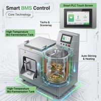 Broyeur de déchets alimentaires commercial multifonctionnel HangKai en acier 5,75 kW 50 kg/jour pour la fabrication d'engrais composté