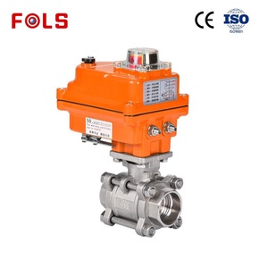 DN15 24VDC สแตนเลส 304 ตัวกระตุ้นบอลเกลียวควบคุมการไหลแบบ 3 ชิ้น - Product Image 2
