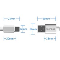 Accessoires de type c tressés en nylon direct d'usine mobile à charge rapide pour câble de chargeur de téléphone
