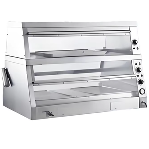 Equipo de cocina comercial Calentador de Vidrio Curvo de gran capacidad Escaparate Mesa Exhibición de alimentos para restaurante Uso de buffet - Product Image 4