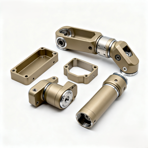 Pièces usinées CNC personnalisées OEM pour composants d'automatisation industrielle, équipements robotiques, actionneurs et plaques de montage de capteurs - Product Image 1